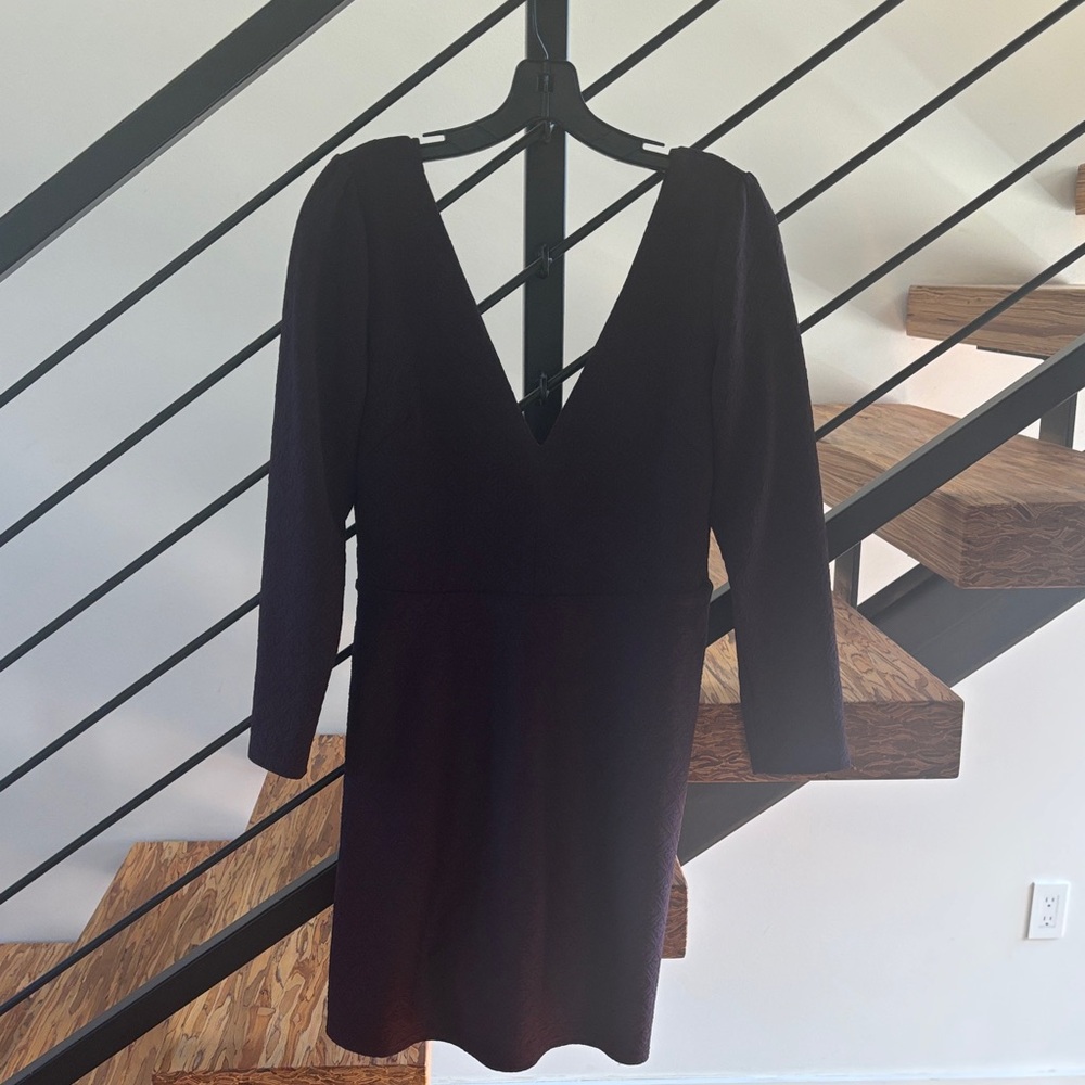 Cooperative Deep Purple Long Sleeve Dress